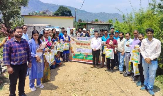 Advice given to farmers for production of improved varieties of fruits
