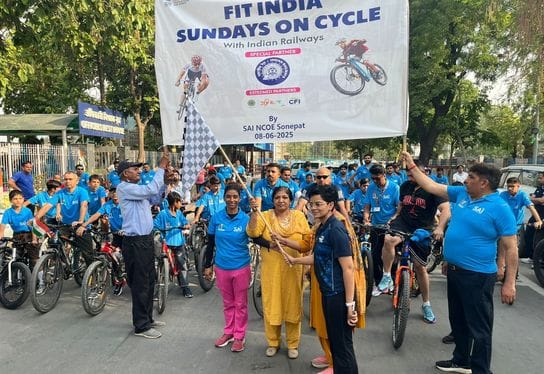 Cycle rally organized for healthy lifestyle