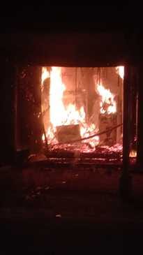 Fire breaks out at Jambudeep ATM in Hastinapur