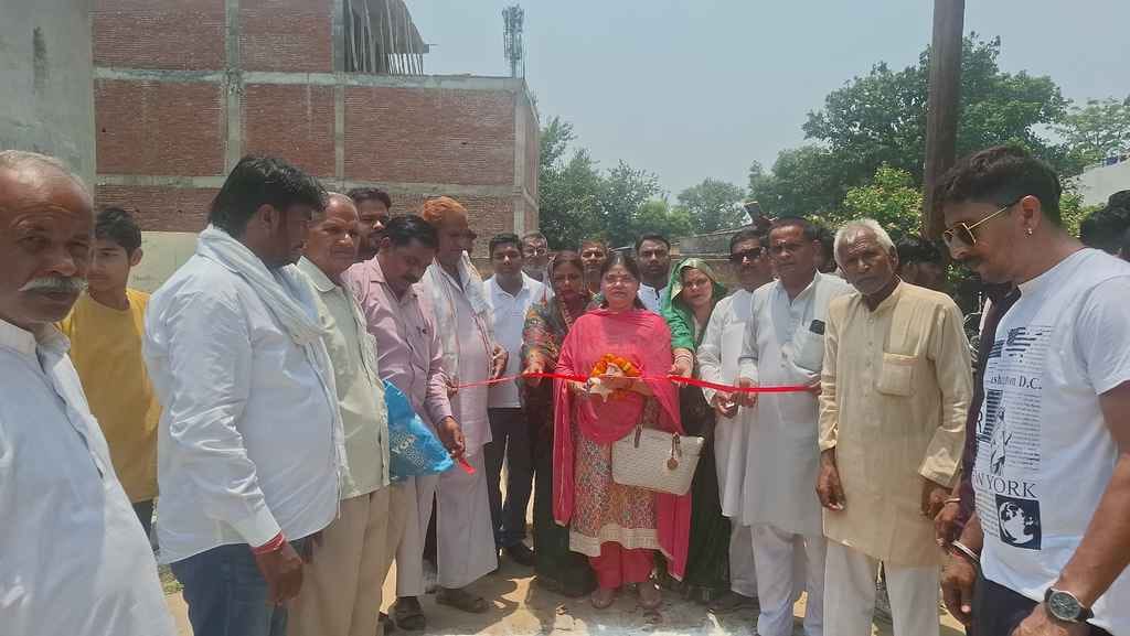 He inaugurated six roads constructed at a cost of Rs 1 crore