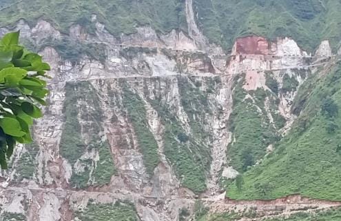 Kuta Garali road is closed for two years, villagers are troubled