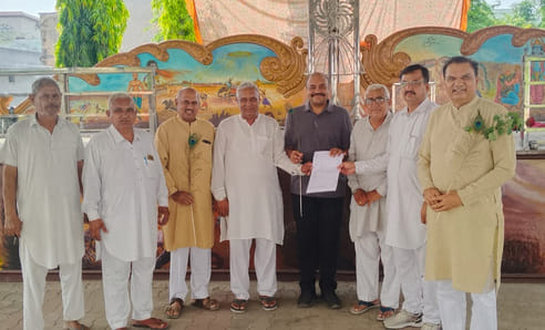 The team of Kurukshetra Development Board visited Sisla Dham