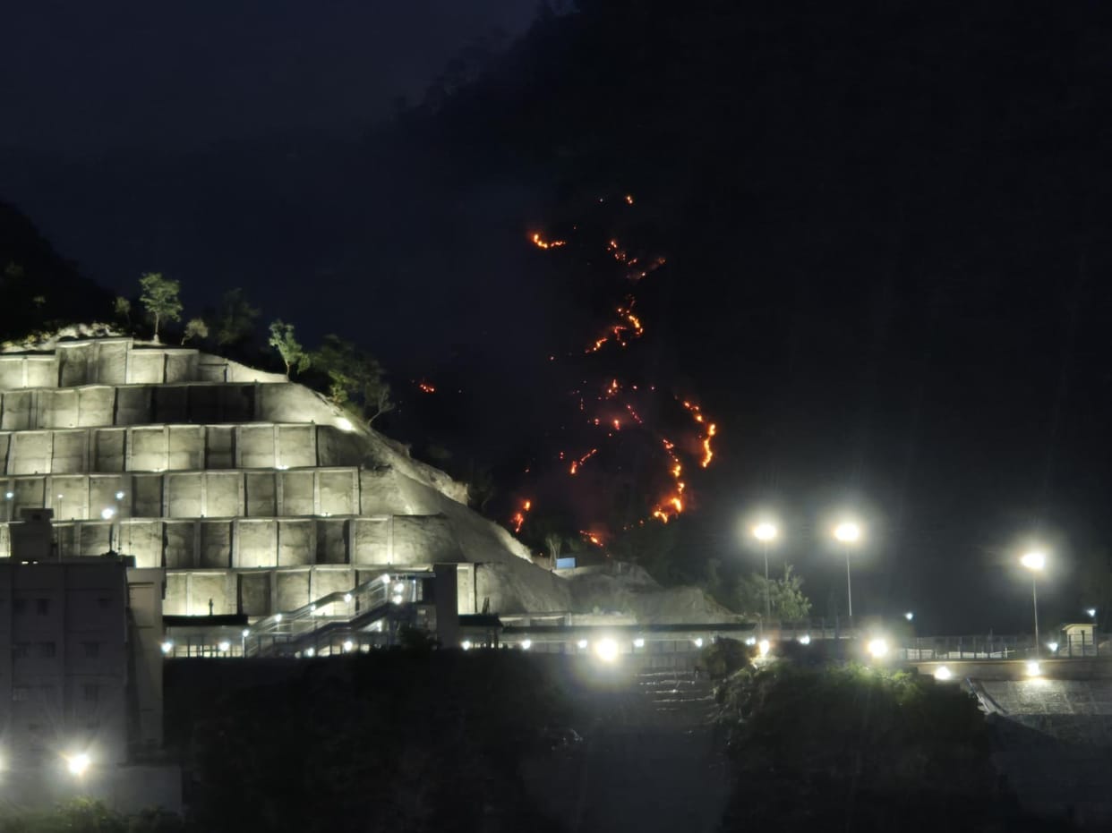 Fire in Kanjali Forest