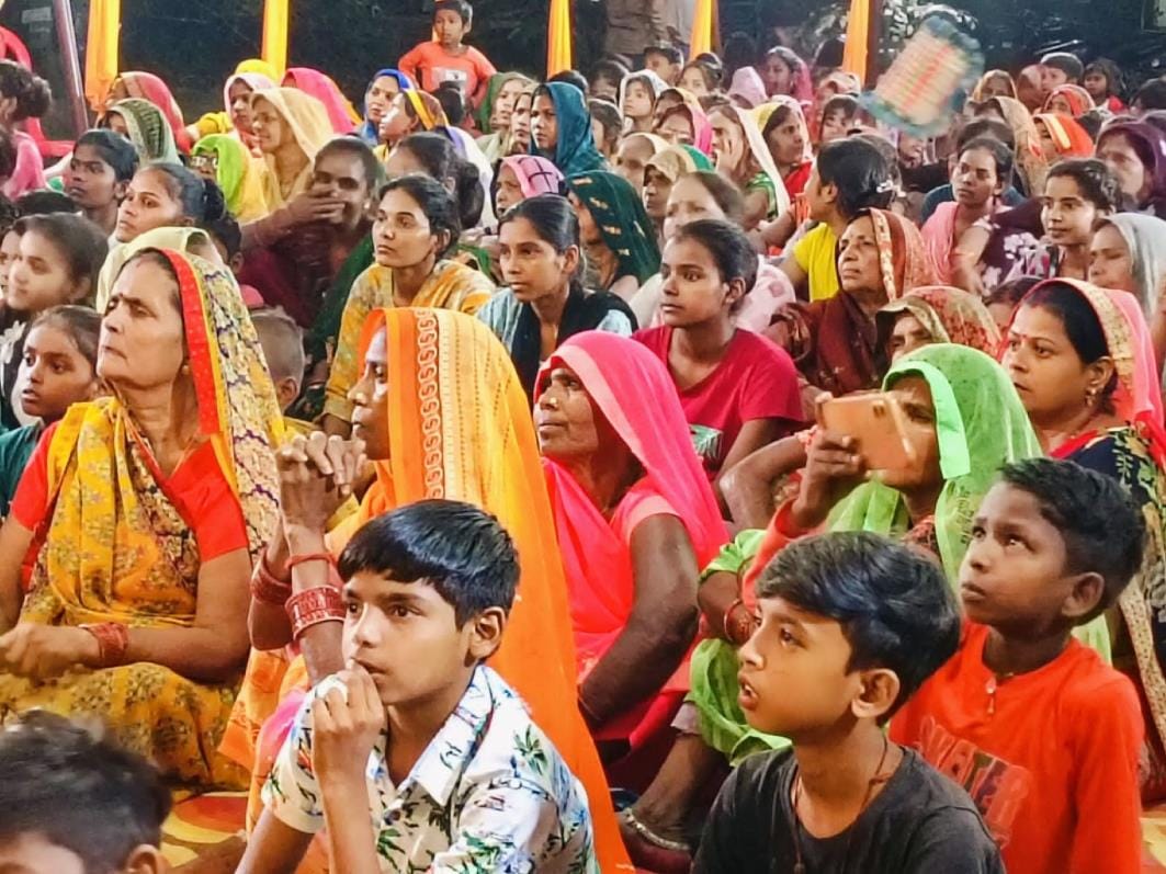 Sins are destroyed by listening to Bhagwat Katha