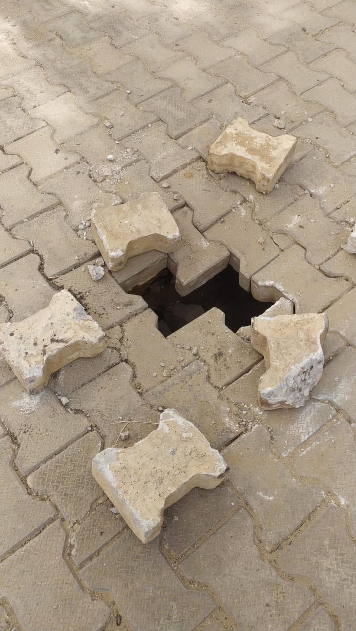 manhole disturb
