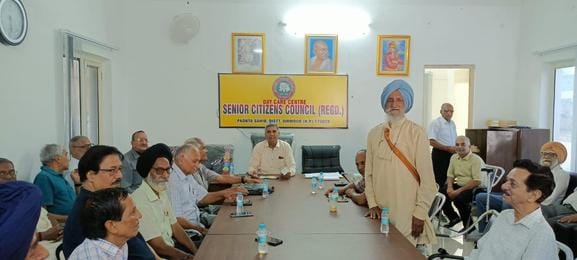 senior citizen meeting in ponta