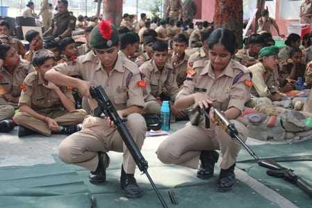 Cadets learnt warfare skills