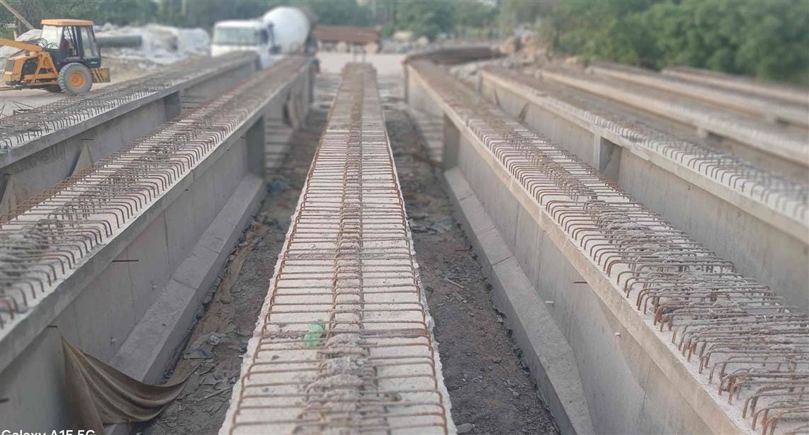75 meter slabs will be laid instead of 25 on Sukhpura Chowk flyover