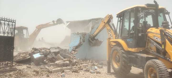 Administration demolished illegal construction in Bohar