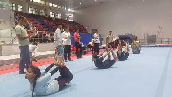 Mannat, Pinky, Shlok and Kuber first in yoga