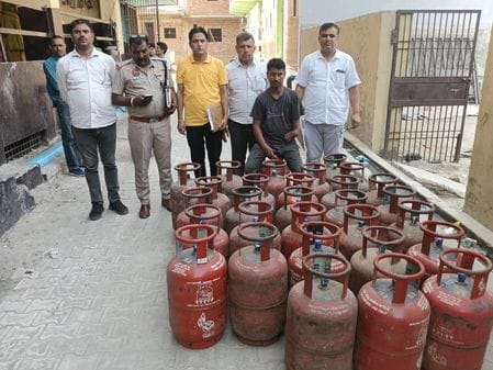 Caught blackening of cylinders