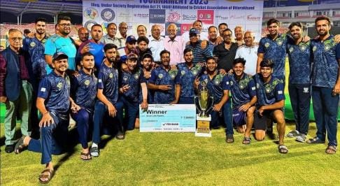 Uttar Pradesh Cricket Academy won the Gold Cup by defeating Delhi Challengers Cricket Club