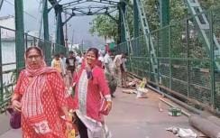 Bridge opened for pedestrian movement in Chaukhutia