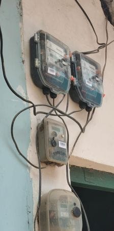 Smart meters installed on service cables in the localities, armored cables saved
