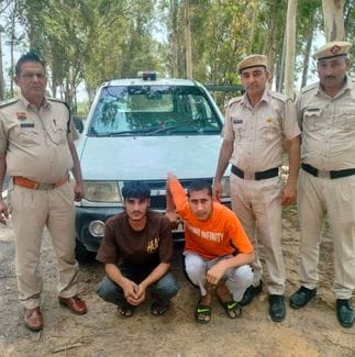 The accused of firing in the air were taken on production warrant from Hisar jail