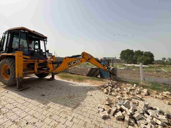 District town planner took action against illegal colony