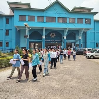 BSc Nursing entrance exam was held amid tight security