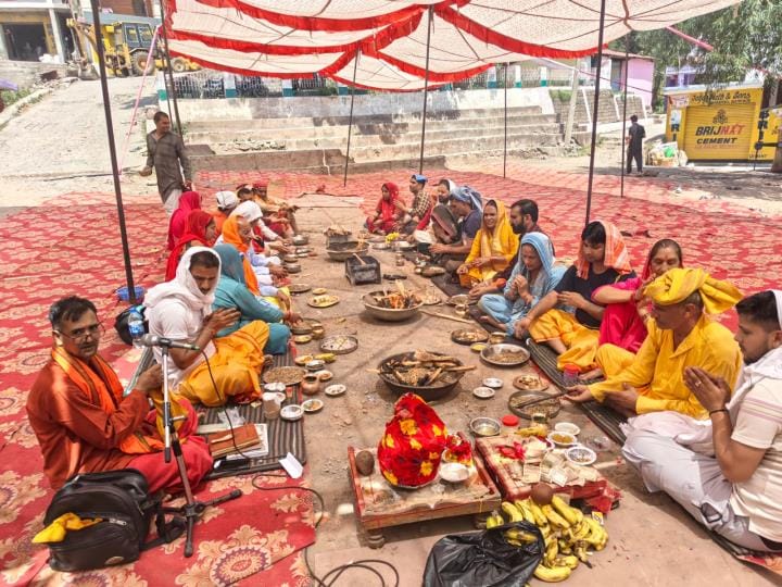 Bhagwat Katha in Basohali Kathua