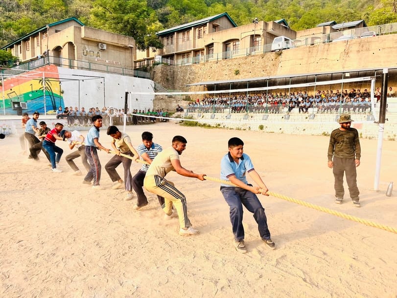 DAV School Darlaghat was the winner in volleyball and tug of war competition