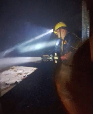 Fire broke out in the office of Jeep Union