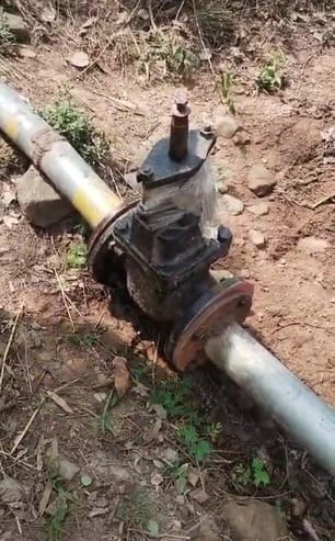Pipes connected to Chowk, Dada, Dahd village, water was available for two hours