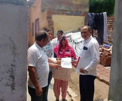 Health department team checked for larvae in houses, issued notice to four