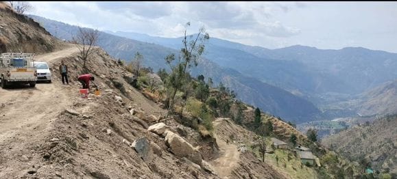 Construction work of Bota Palakani road hangs in balance
