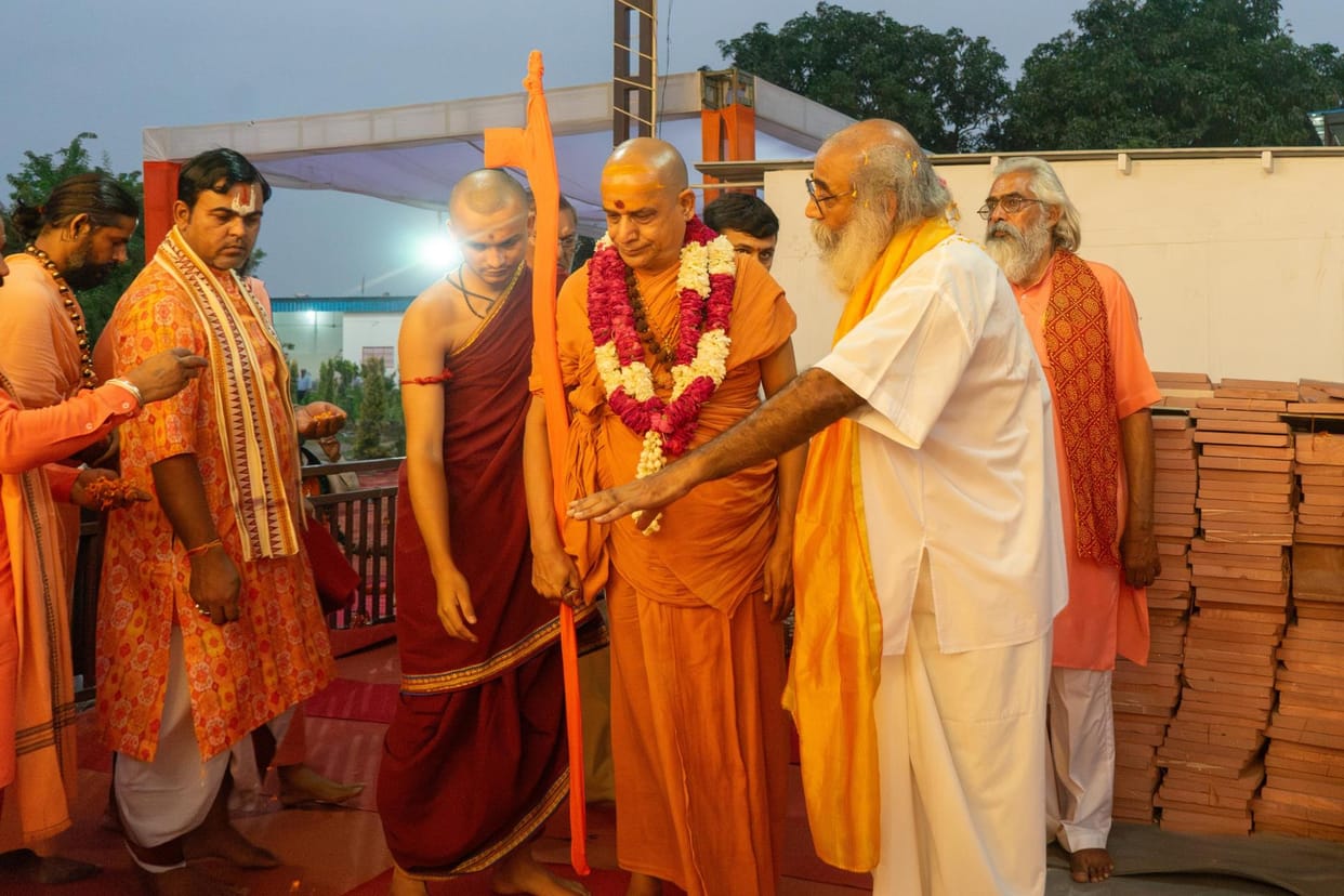 Shankaracharya Sadanand Saraswati reached Shri Kalki Dham