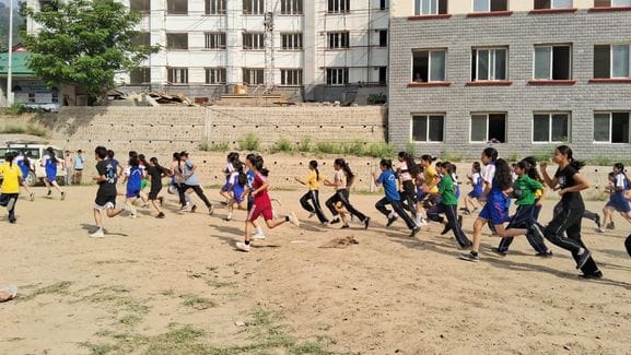 Participants sweated it out against drug abuse