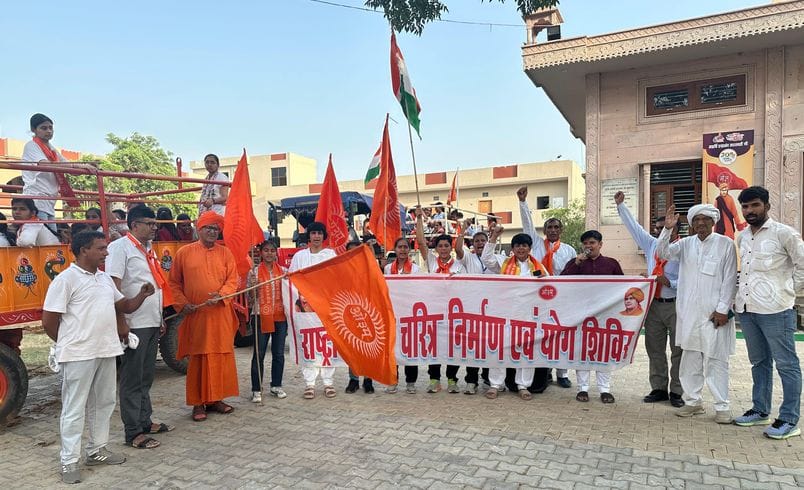 Youth took out a public awareness rally against female foeticide and drug abuse