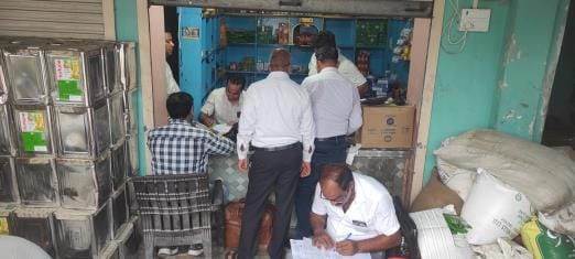 Food safety team raided, seven samples collected