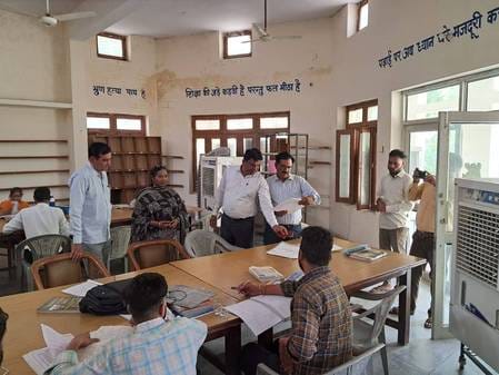 Youth told the officials- make competitive exam books available