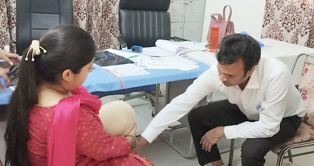 20 Divyangs were examined in the health camp to make certificates
