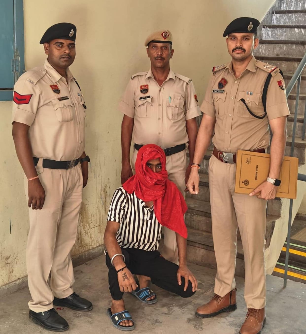 arrested with ganja