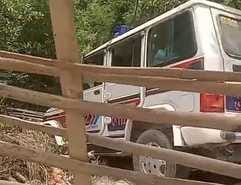 Muzaffarpur Bihar news :police van crush two students one died on injured police investigate