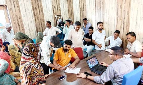 The team arrived to investigate the irregularities in MNREGA works