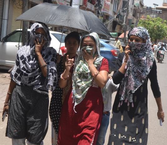 Heat has made people miserable since morning