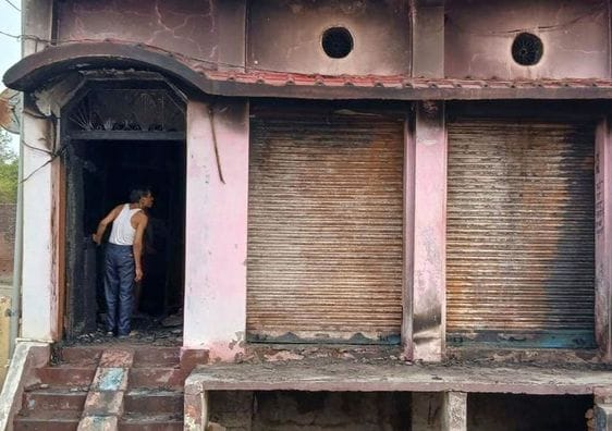 Stored firecrackers that were not sold during Deepawali