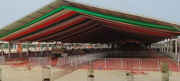 Now the Chief Minister can come next week, the pandal has not been removed