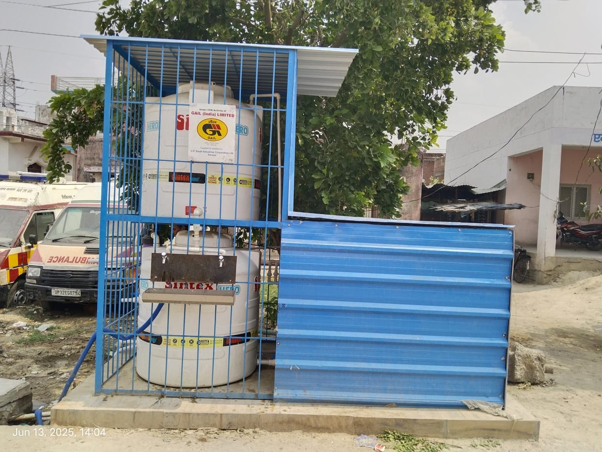 The water cooler installed in CHC is faulty