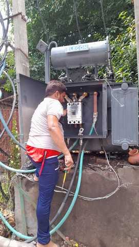 The city was plunged into darkness due to a fault in the transformer, consumers created a ruckus
