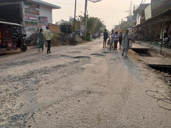 Monsoon is upon us...potholes and loose pebbles on the road are increasing the trouble