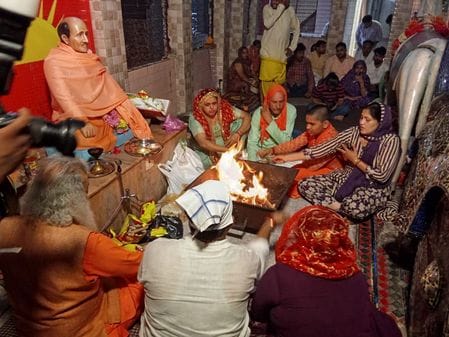 Havan and Bhandara organized in Hanuman temple