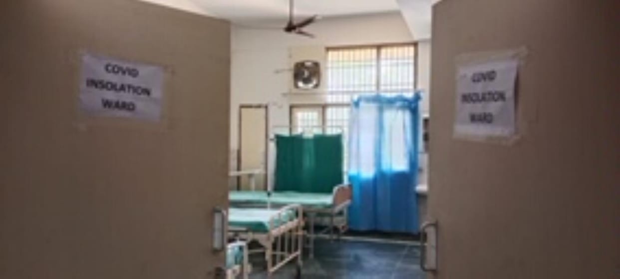 A four-bed isolation ward is ready at Dabwali Civil Hospital