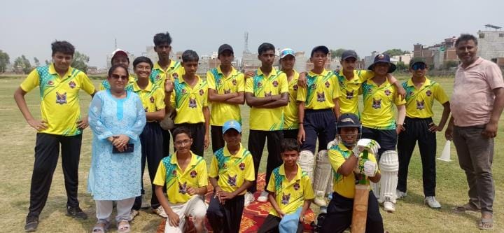 CS Hiters and Shahnaz Champions won cricket matches