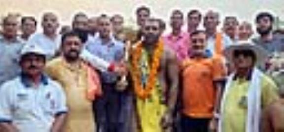 Jammu and Kashmir wrestler Rishu won the 60th Aghar Jitto Kesari Dangal