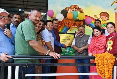 Central Secondary School Pujarli-4 got a new building
