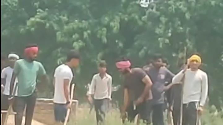 An old man was beaten to death in a dispute over plucking mangoes