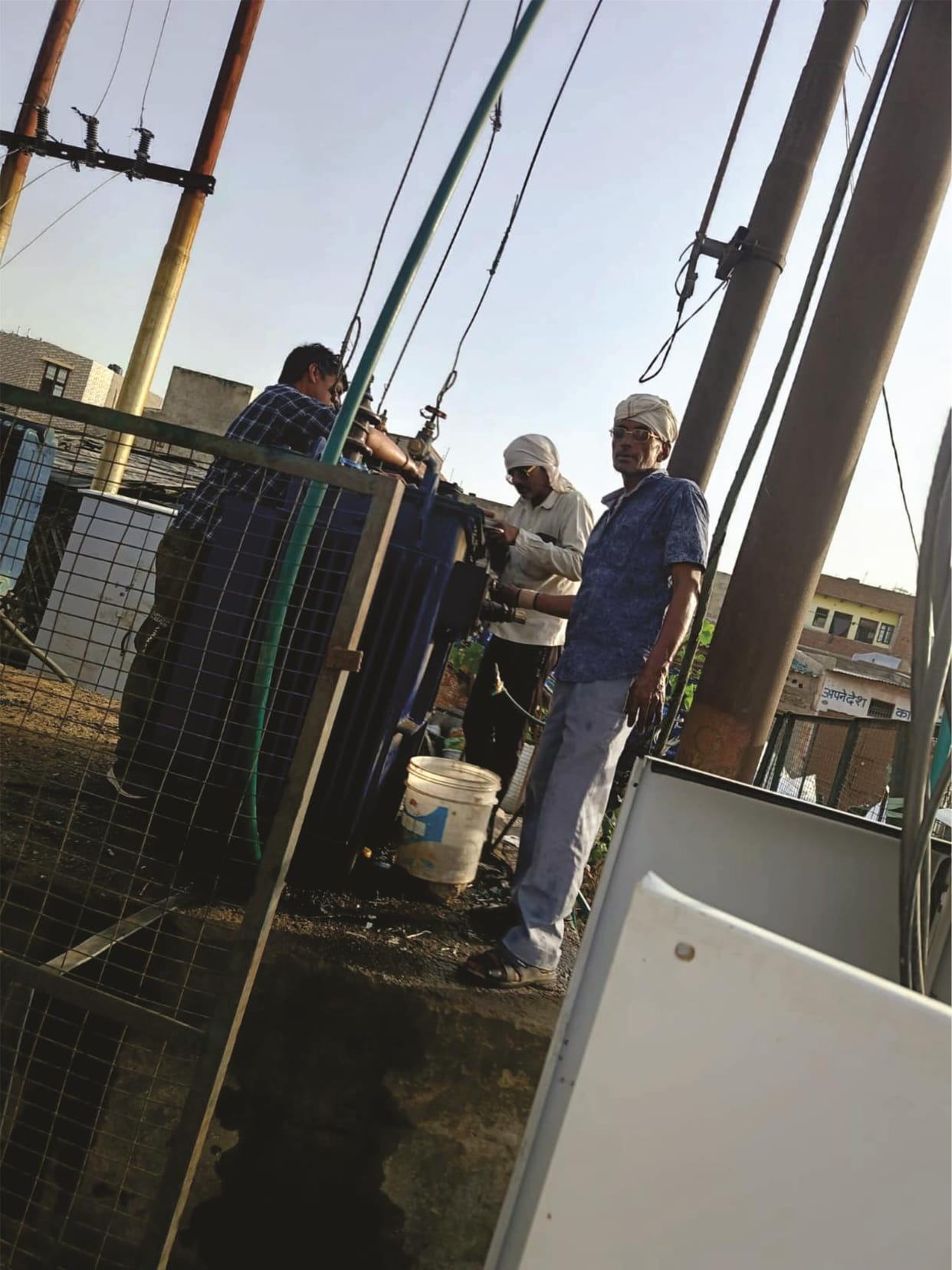 300 consumers were troubled without electricity for 24 hours in the heat