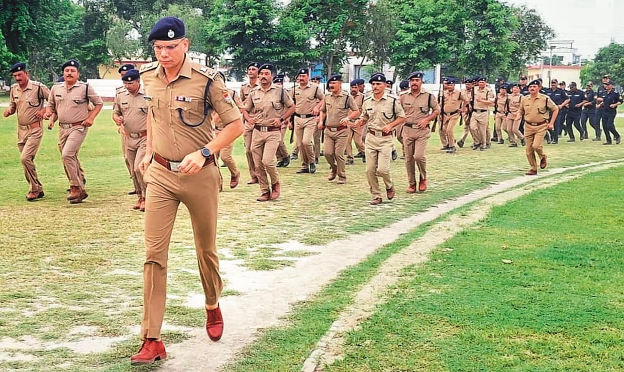 SSP ran with the employees in the weekly parade